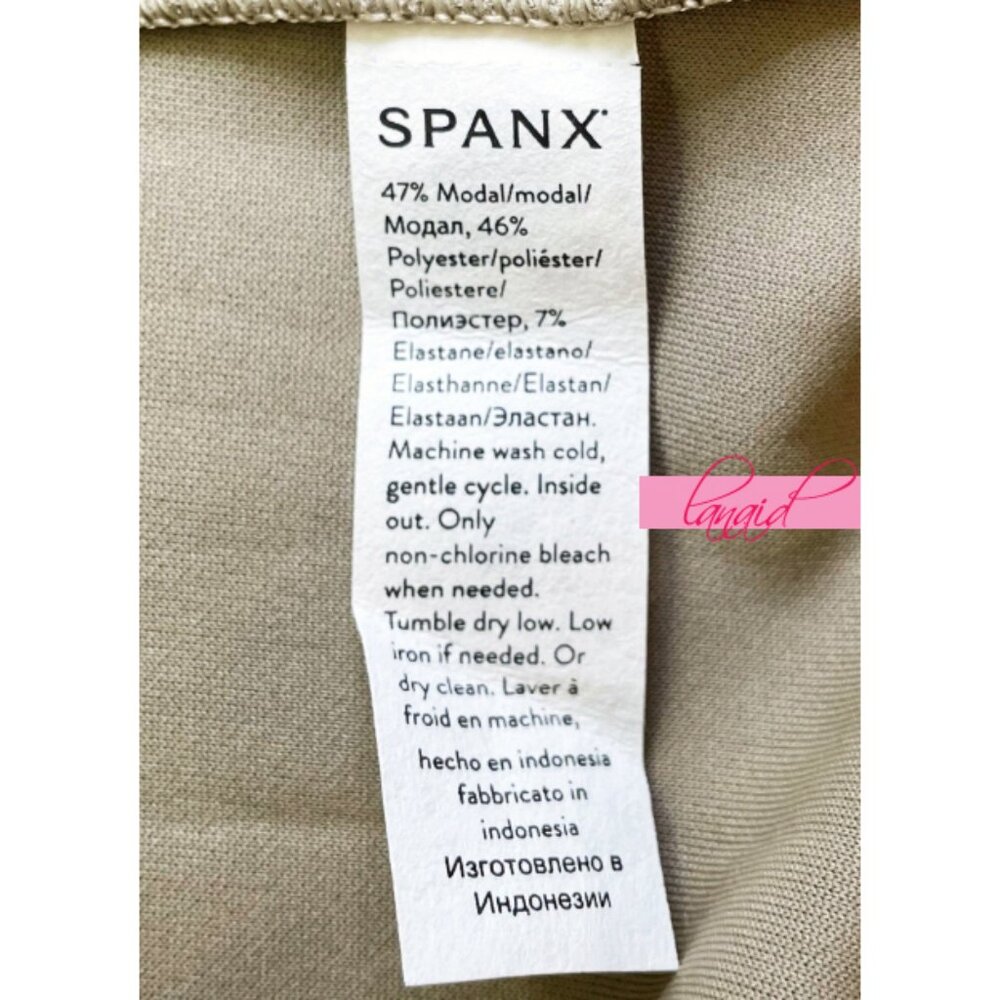 Spanx AirEssentials Sleeveless Mock Neck Top Fawn Tan Caramel Turtleneck Tank 1X - Picture 8 of 9